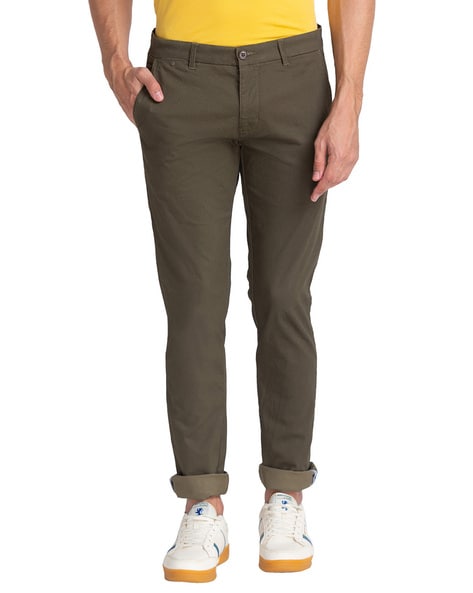 Buy Grey Trousers & Pants for Men by PARX Online | Ajio.com