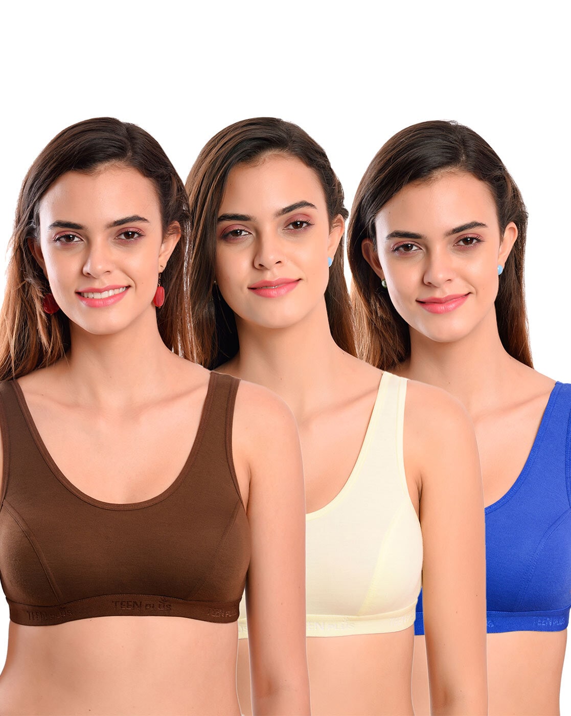 Buy Multicolour Bras for Women by TEENPLUS Online