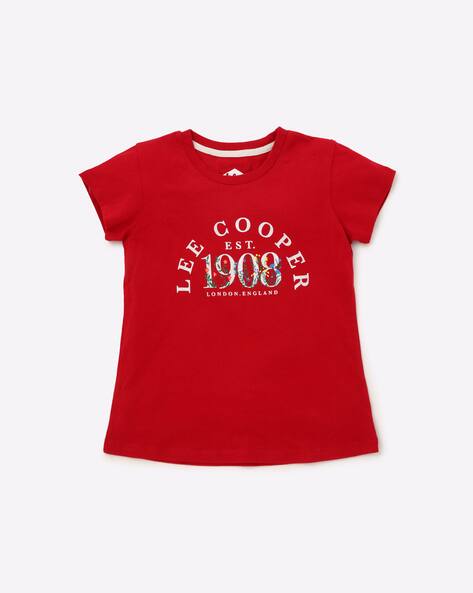 Ladies red t shirt uk Clearance