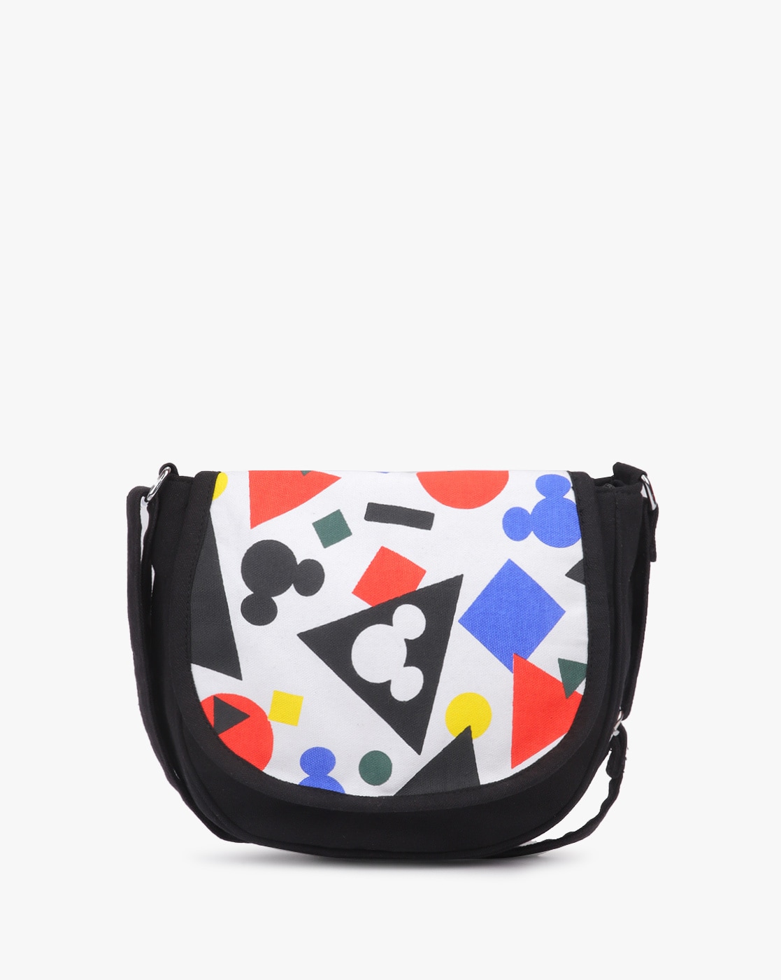 Buy HAPPINESS Multi Unisex Mickey Mouse Face Zipper Closure Backpack |  Shoppers Stop
