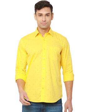 Buy Yellow Shirts for Men by JADE BLUE 