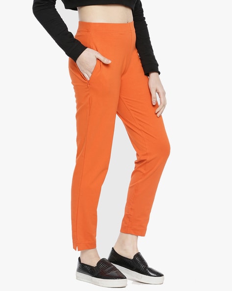 Buy MANGO Women White Solid Casual Trousers  Trousers for Women 2037994   Myntra