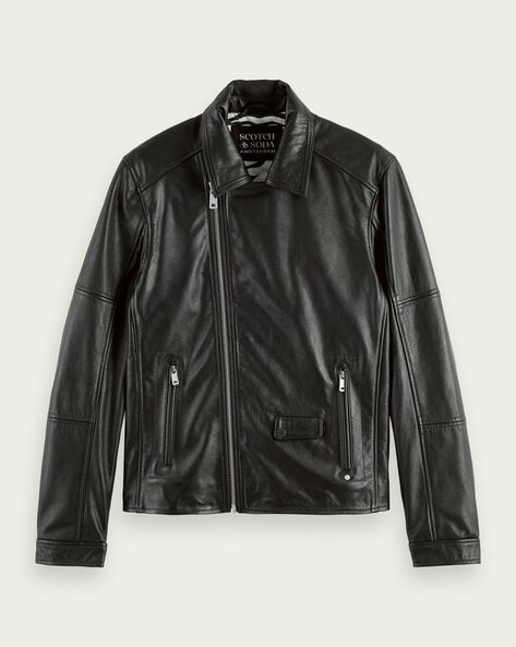 Scotch and soda on sale men's leather jacket