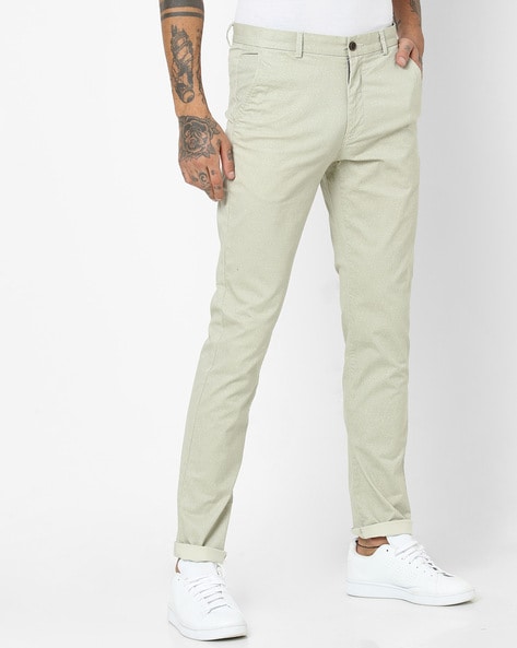 Buy Highlander Light Olive Slim Fit Cargos for Men Online at Rs714  Ketch