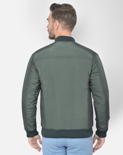 Roadster Men Teal Blue Solid Bomber Jacket | Shopper.com