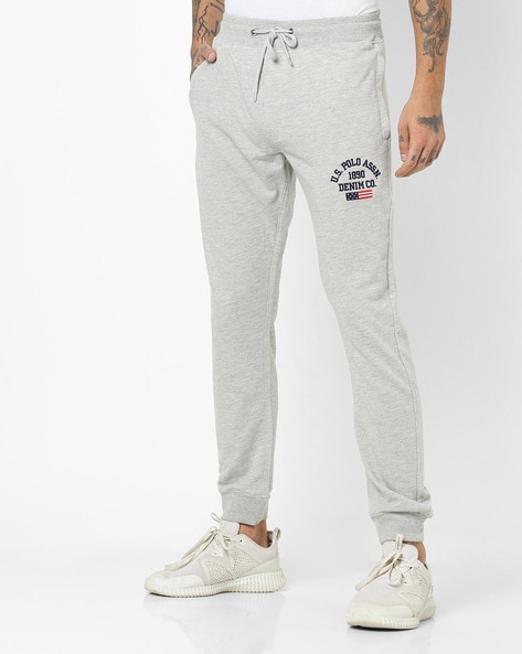 Slim Fit Joggers with Elasticated Drawstring Waist