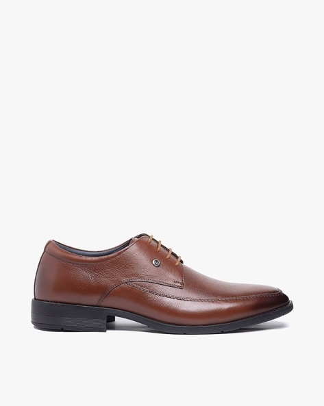 Louis Philippe Textured Brown Derbies: Buy Louis Philippe Textured Brown  Derbies Online at Best Price in India