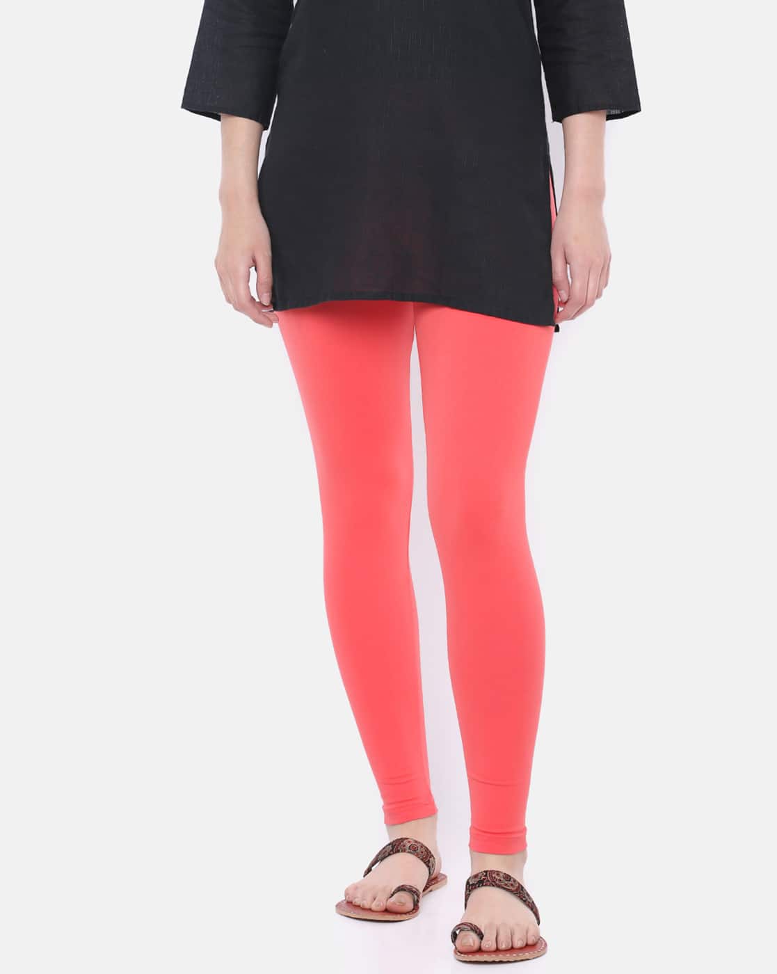 Buy Red Leggings for Women by Dollar 