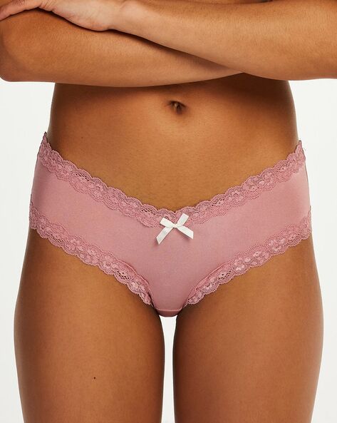 Buy V-SHAPE LOW-WAISTED PINK THONG for Women Online in India