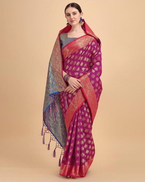 Purple Womens Sarees - Buy Purple Womens Sarees Online at Best Prices In  India | Flipkart.com