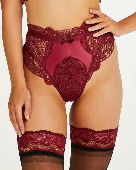 Rebecca String Lace Thong Panties