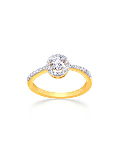 Spellbinding 18 Karat Dual Gold And Diamond Finger Ring