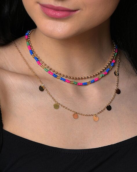 Colorful Freshwater Pearl Beaded Necklace, Beaded Necklace, Pearl Necklace,  Seed Bead Jewelry, Gifts for Her/him, Beaded Choker - Etsy | Beaded necklace  diy, Beaded necklace, Seed bead jewelry