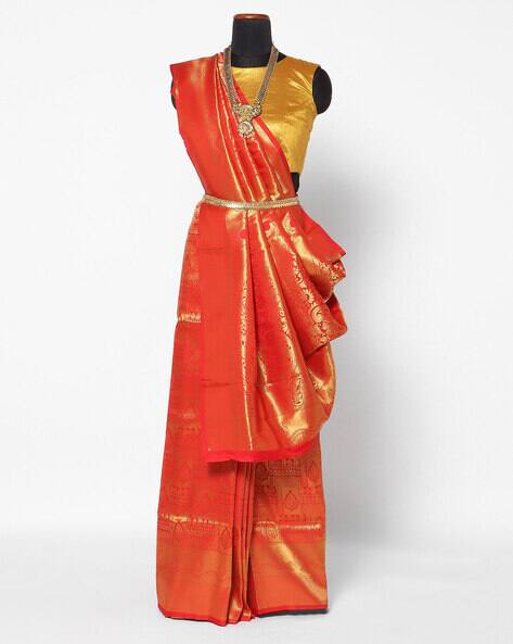 Revelry Contemporary Garbhreshmi Saree main image 0