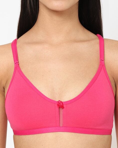 Panelled Non-Padded Bra