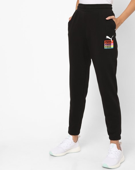 Puma Women's Relaxed Track Pants (621432_Black : Amazon.in: Clothing &  Accessories