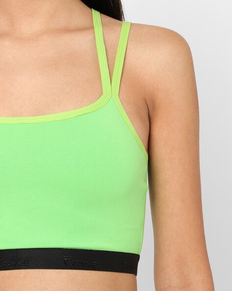 Shop for Padded Double Straps Strappy Sporty Bra ARMY GREEN: Sports Bras L  at ZAFUL. Only $17.37 and free shipping!