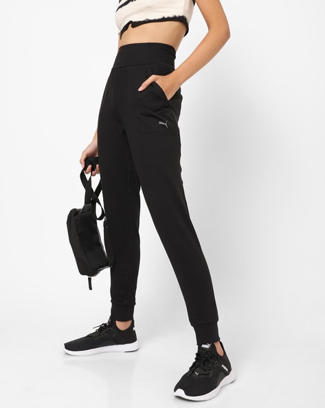 Gaiam Women's Jogger Yoga Pants - High Rise Waist Athleisure Running Pants  with Zipper Pockets - Black Tap Shoe, Medium : : Clothing, Shoes &  Accessories