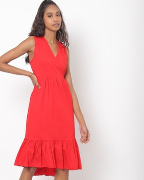 Buy Red Dresses for Women by BRAVE SOUL ...