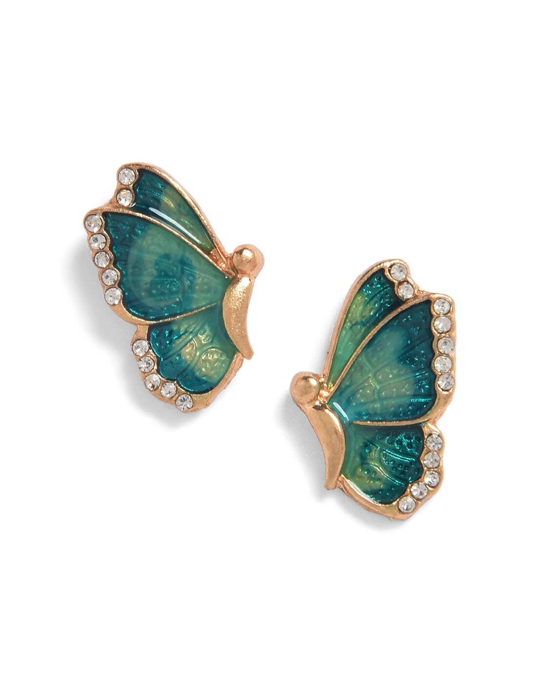 Shop Opulent Butterfly Diamond Drop Earrings Online | CaratLane US