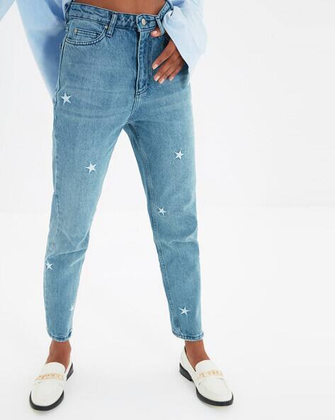 women's colored jeans relaxed fit