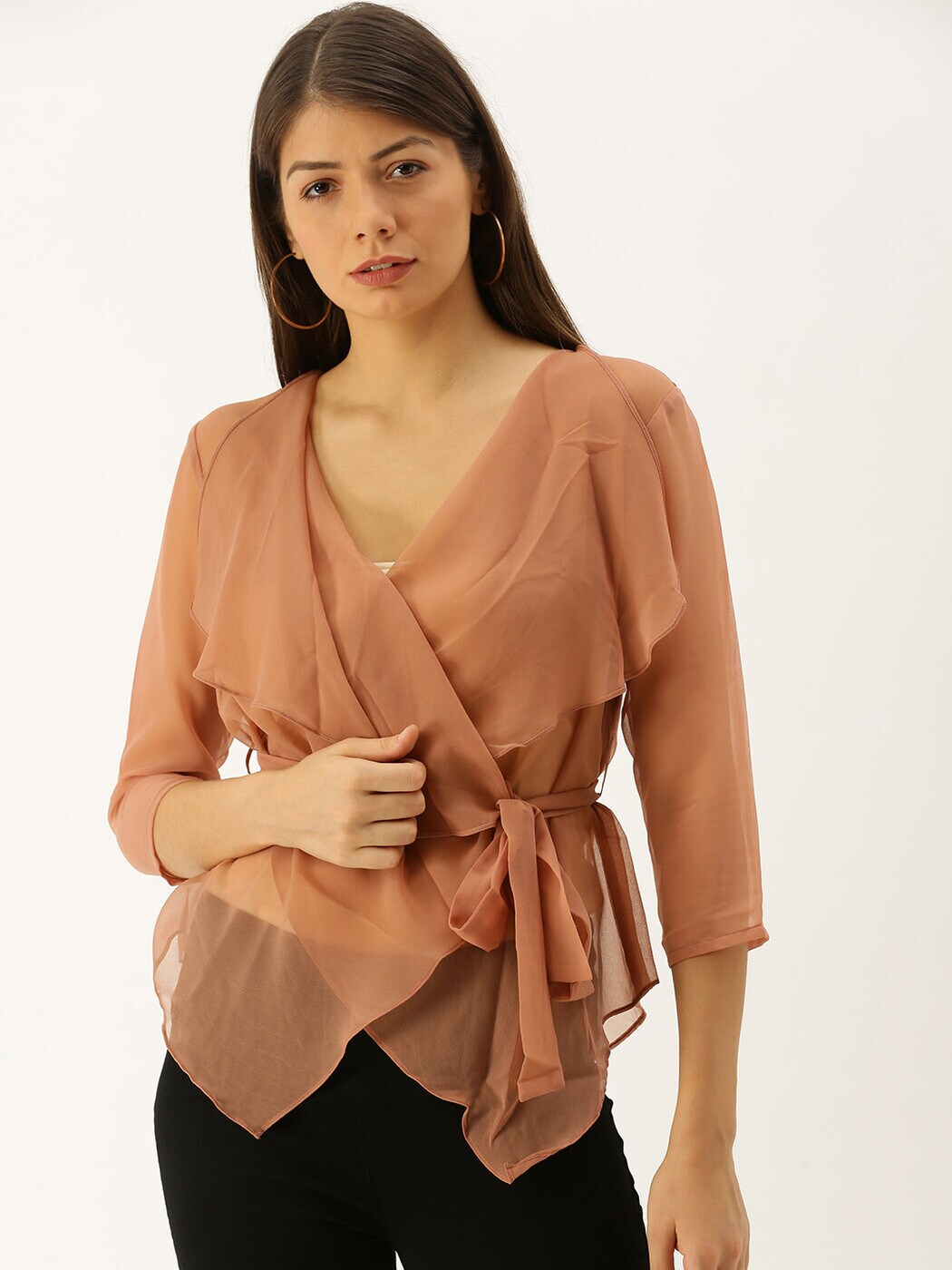 Buy Dusty Pink Tops for Women by Mabish ...