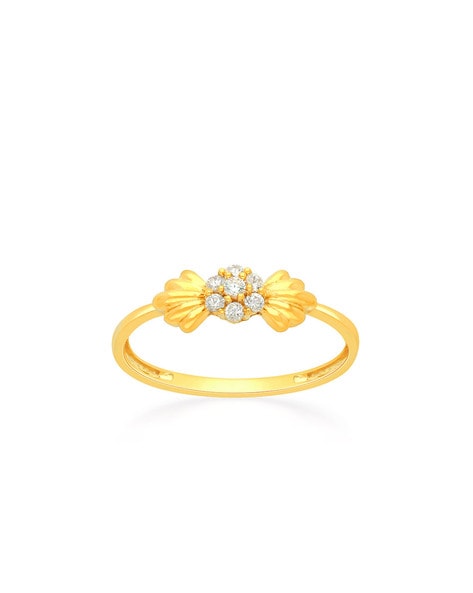Buy Yellow Gold & White Rings for Men by Malabar Gold & Diamonds Online |  Ajio.com