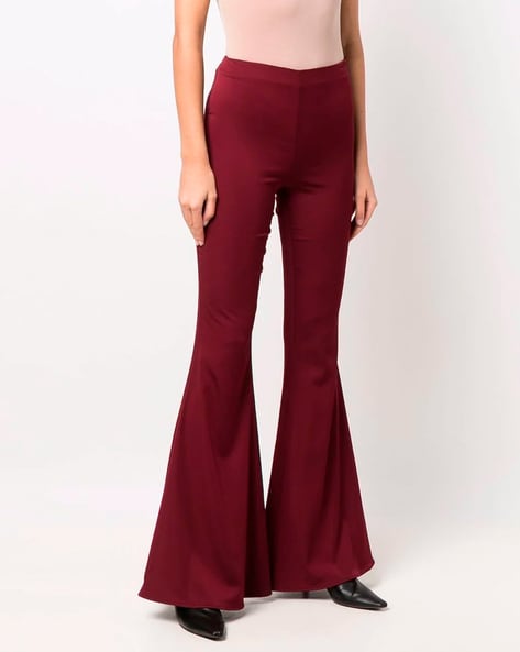 Slim Pull-On Velvet Flare Pants | Free People