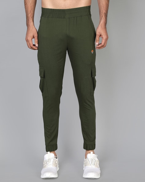 solid cargo joggers