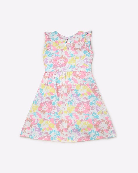 Tie & Dye Sleeveless Fit & Flare Dress view 2