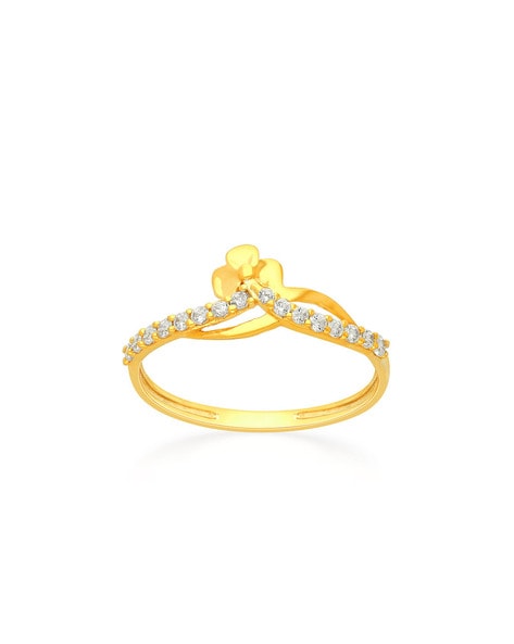 Malabar Gold & Diamonds 18 KT (750) purity Yellow Gold Gold Ring  SKCZLR16217_Y_13 for Women : Amazon.in: Fashion