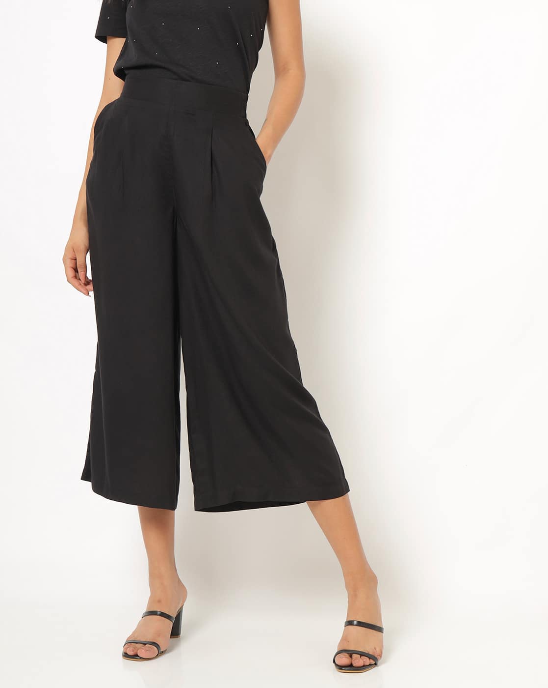 Buy Black Trousers \u0026 Pants for Women by 