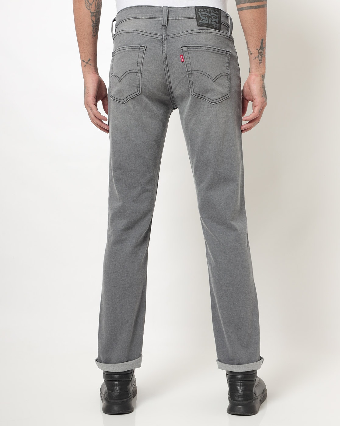 Suri koolhydraat binnenkomst Buy Grey Jeans for Men by LEVIS Online | Ajio.com