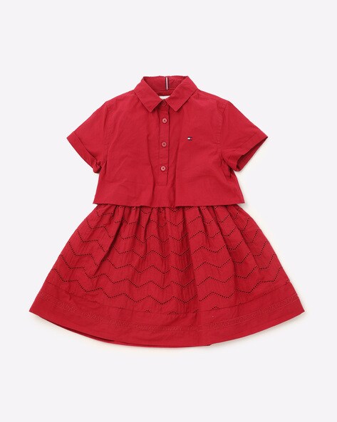 Buy Red Dresses & Frocks for Girls by TOMMY HILFIGER Online 