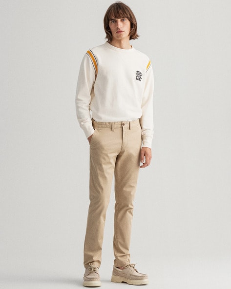 Solid Full-Lenght Pant