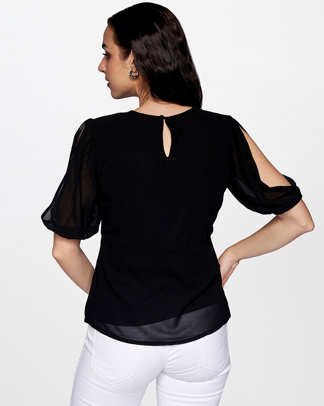 Black Embellished Shirt 3944206.htm - Buy Black Embellished Shirt  3944206.htm online in India