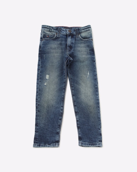 Tommy Hilfiger Washed Distressed Jeans