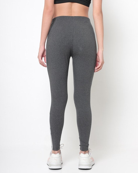 Women Straight Track Pants with Contrast Stripes