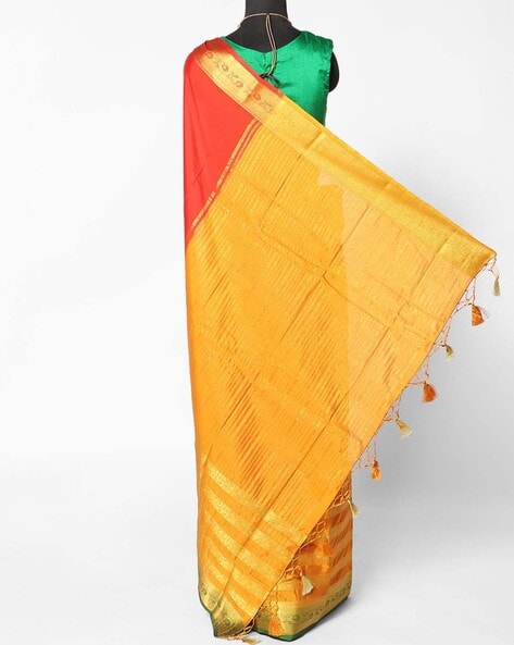 Yellow Sarees | Latest Designer Yellow Saree Haldi Collection Online –  Sunasa