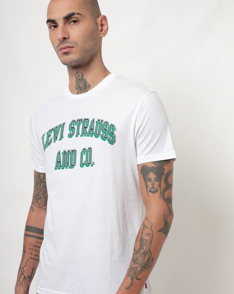 LEVIS Logo Print Crew-Neck T-shirt 