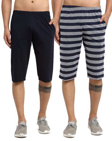 Buy V3E Men's & Boy's Cotton 3/4 Capri Shorts with 6 Pocket (Beige)-(30) at  Amazon.in