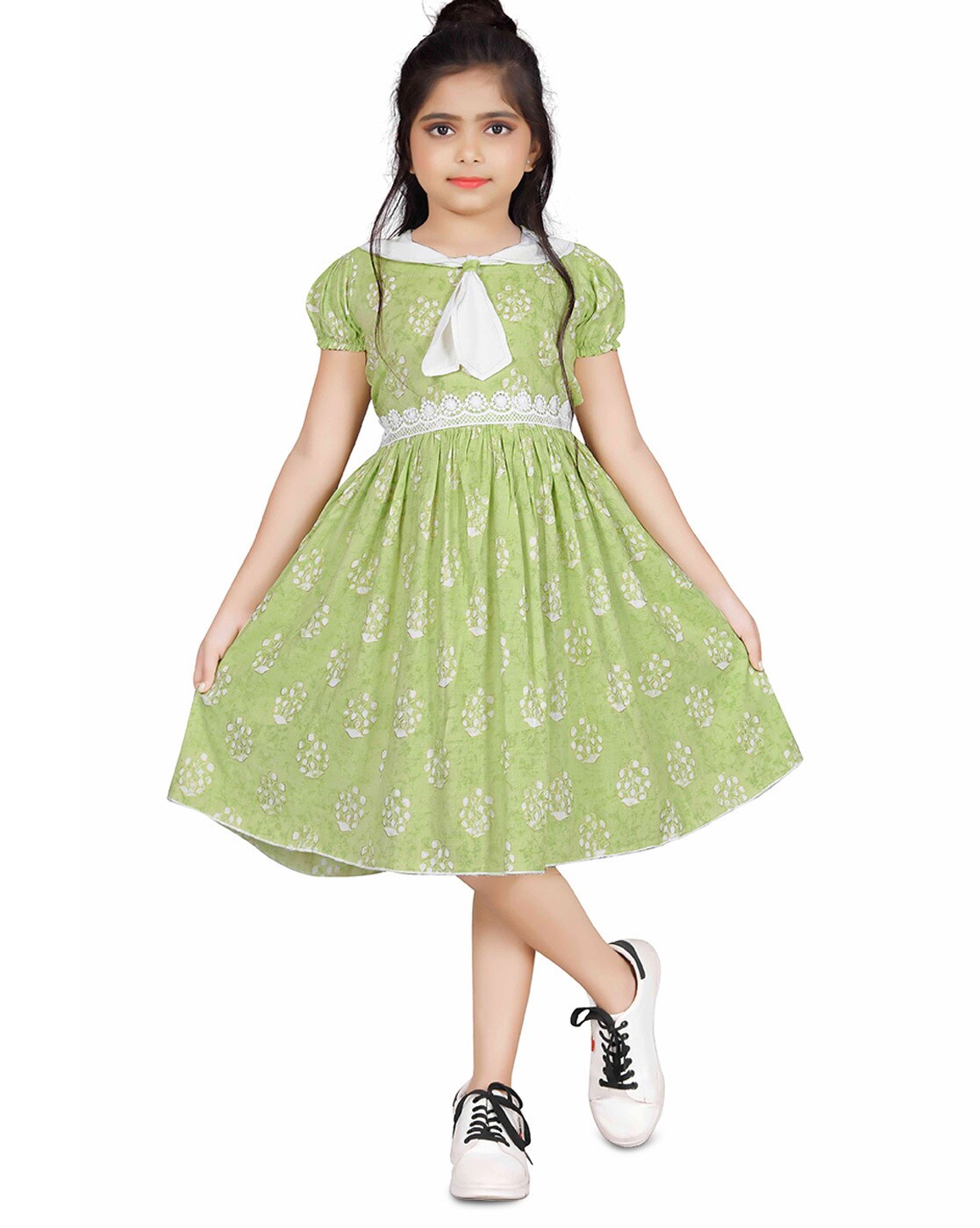 Buy Green Dresses & Frocks for Girls by R K MANIYAR Online