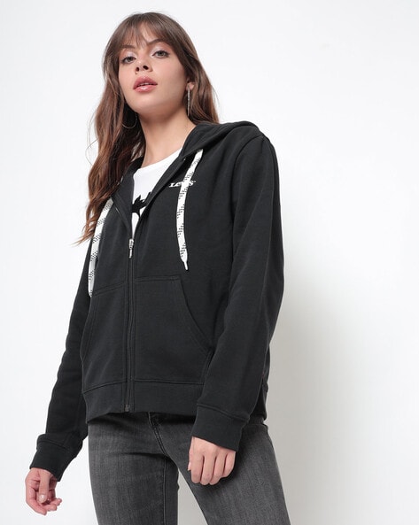 Buy Black Sweatshirt & Hoodies for Women by LEVIS Online 