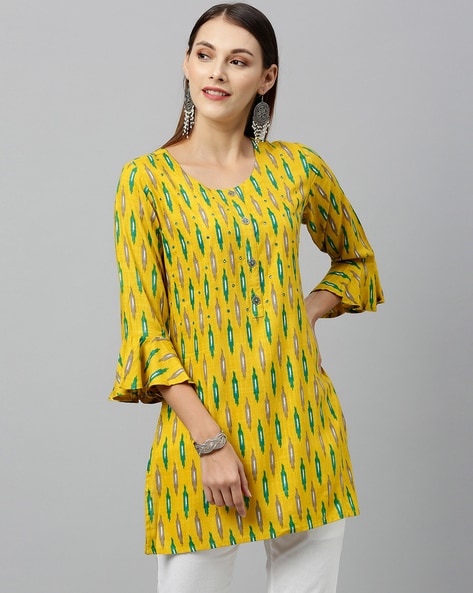 Update 85+ yellow kurti with jeans - thtantai2