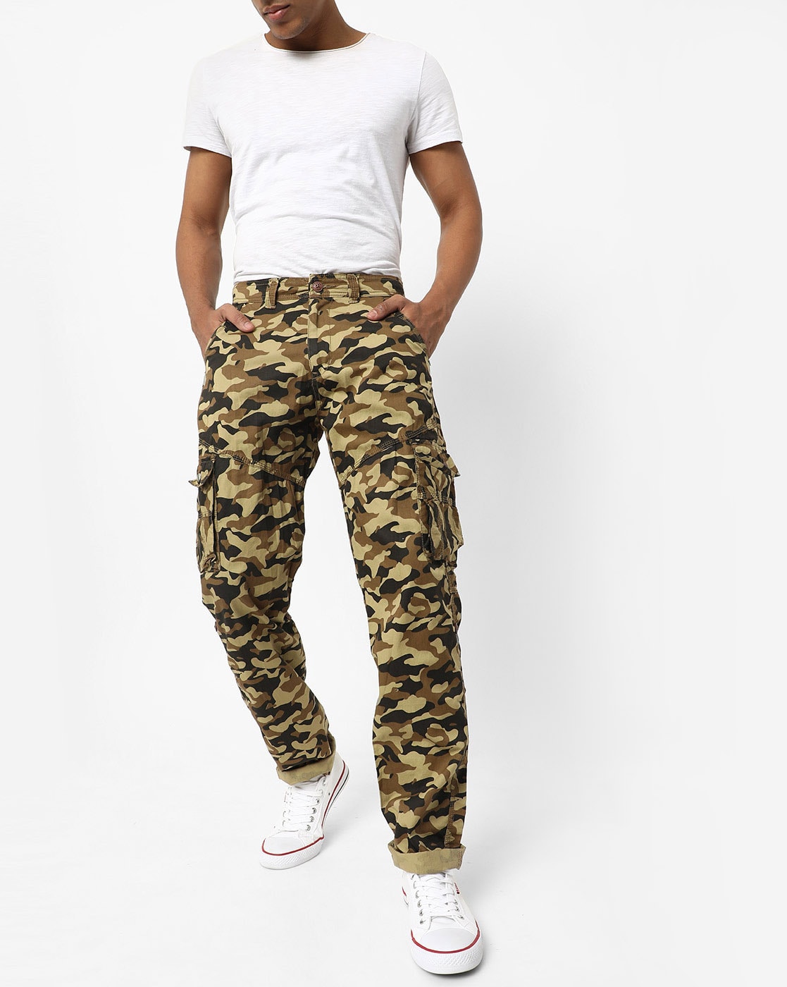 Buy Greendigo Kids Green Camouflage Trousers for Boys Clothing Online   Tata CLiQ