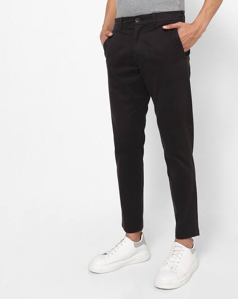 Buy Black Trousers \u0026 Pants for Men by 