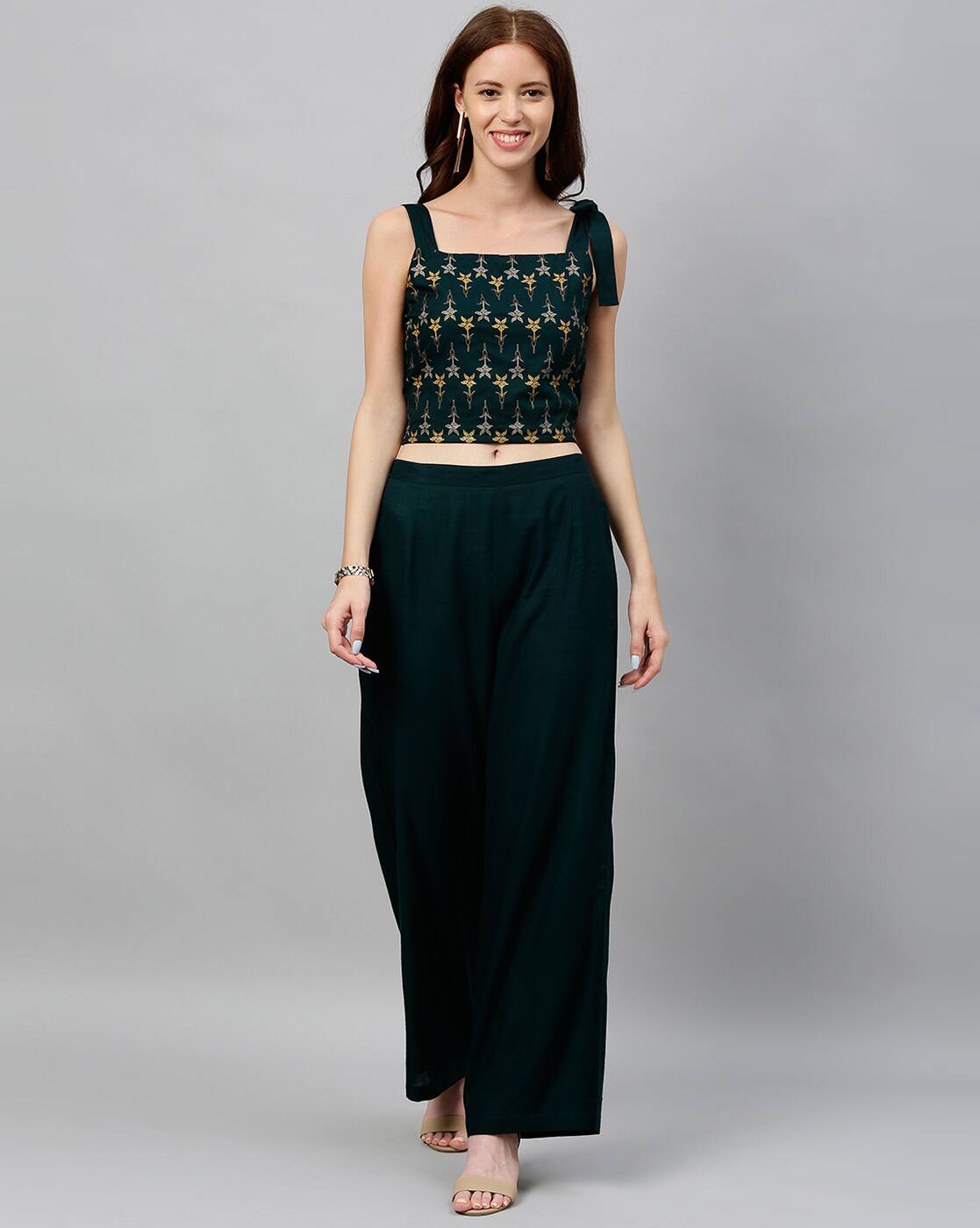 Buy Dark Green Suit Sets for Women by 