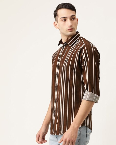 Buy Brown Shirts for Men by The Indian Garage Co Online 