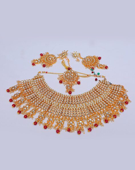 Swarajshop copper store jewel set