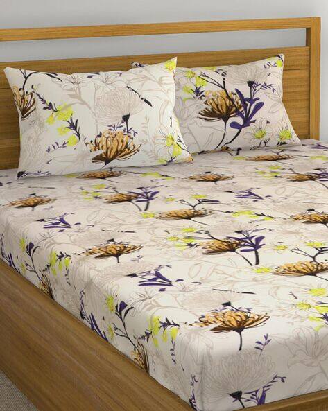 Buy White Bedsheets for Home \u0026 Kitchen 